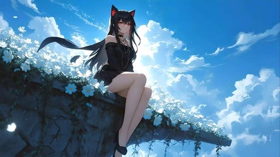 二次元猫耳少女