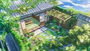 小屋小院绿植