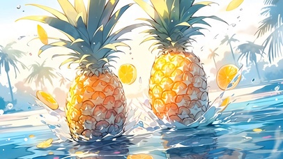 夏日菠萝