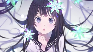 大眼萌少女