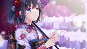 仰望的少女