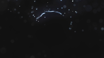 4K 高清 水滴击中抽象暗物体