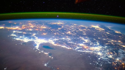 太空地球实景