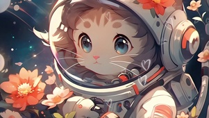 宇航员猫咪