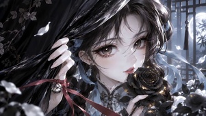 黑玫瑰美少女