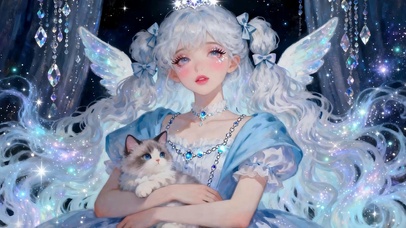 女孩与猫咪