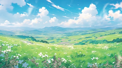 晴空万里