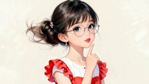 可爱女孩
