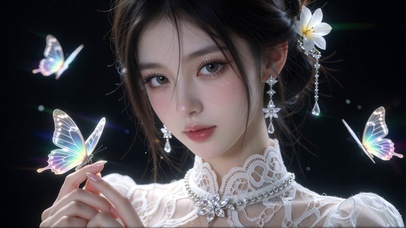 蝴蝶与女神