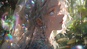 阳光倾泻