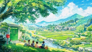 治愈清新夏日乡村风景