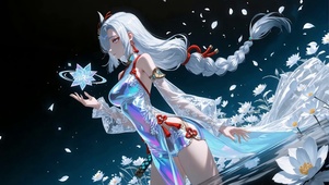炫彩旗袍申鹤