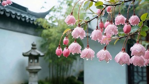 雨天护眼花树