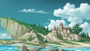 唯美城堡风景