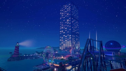 夜空风车