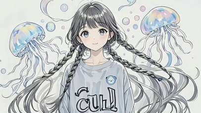 水母双辫少女・幻海