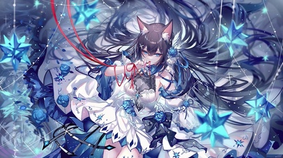 晚礼服猫耳少女