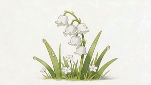 雨露花草树木