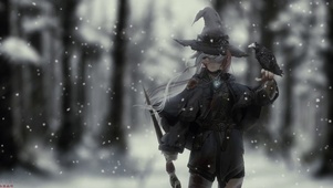 美女与乌鸦