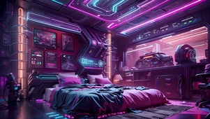 赛博卧室