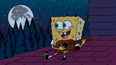 海绵宝宝弹吉他