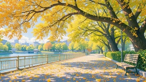 金叶漫道
