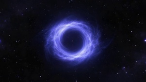蓝色圆环星云