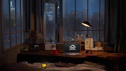 暴雨天纽约豪华公寓