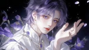紫梦花影