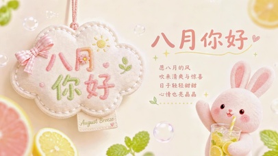 八月你好