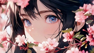樱花少女动漫插画
