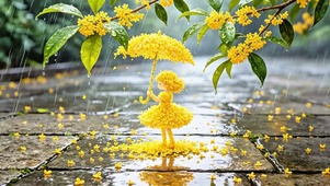 治愈桂花小雨