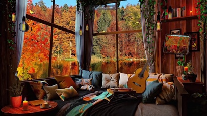 舒适的秋季小屋