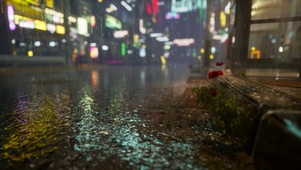 雨夜街道 