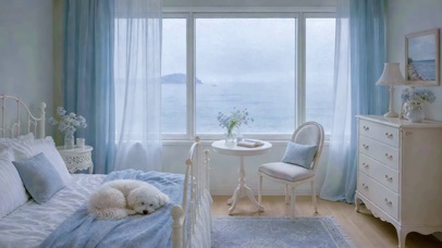 雨天海景房小憩