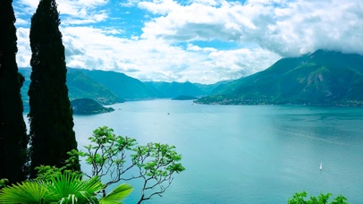 瞭望高山湖泊