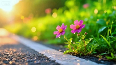 治愈清晨露珠4K