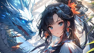 少女与龙