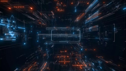 数字科技HUD循环