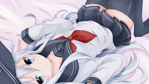 白发JK美少女