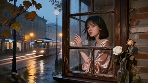 秋夜雨巷・窗棂姬
