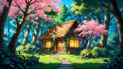 梦幻森林小屋