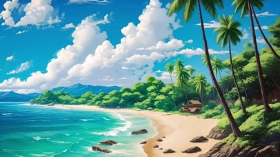 夏日海岸