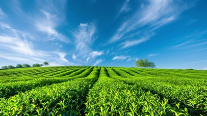 碧绿茶园