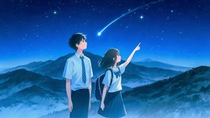 看！流星