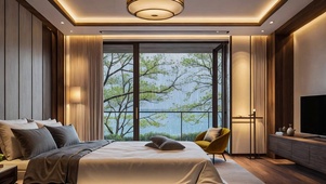 【雨景】雨中客房