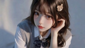 可爱小女孩