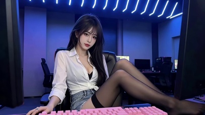 电竞黑丝女孩