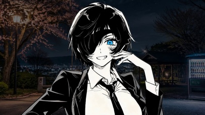 超宽屏带鱼屏动漫电锯人早川姬野
