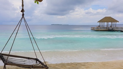 自然海滩海浪度假